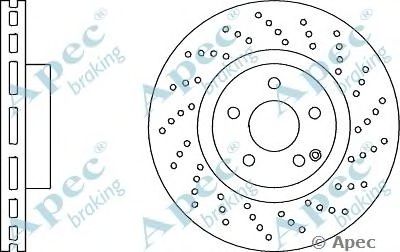 APEC BRAKING dsk2866 -  Тормозной диск